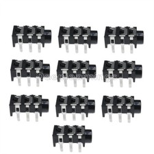 10Pcs NEW 3.5mm 5Pin Stereo Headphone Audio Jack Earphone Socket