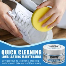 White Shoe Cleaning Cream Shoes Whitening Stain Removers Cream Y4 Clean''  D3P7