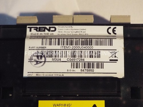 Trend Xcite/IO/4UI Controller Module Ref ITEM3-2000U040000 - Picture 5 of 7