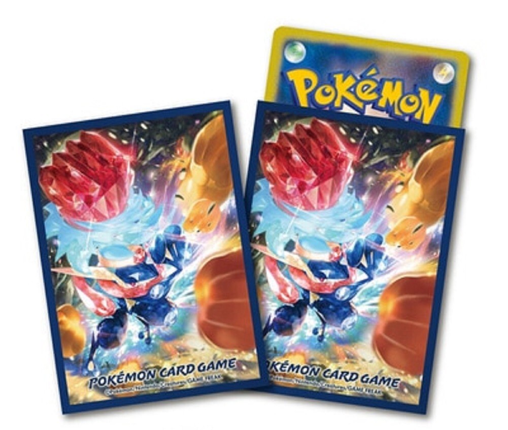 Pokemon Official Deck Shield Fighting Tera Greninja 64 Sleeve