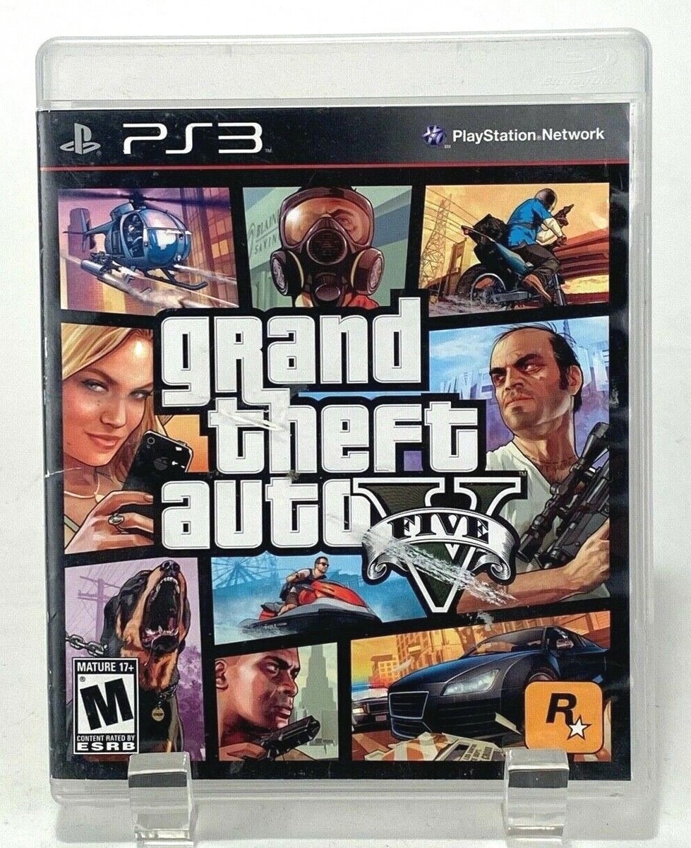 Grand Theft Auto V GTA 5 PlayStation PS3 Game no Map & Manual