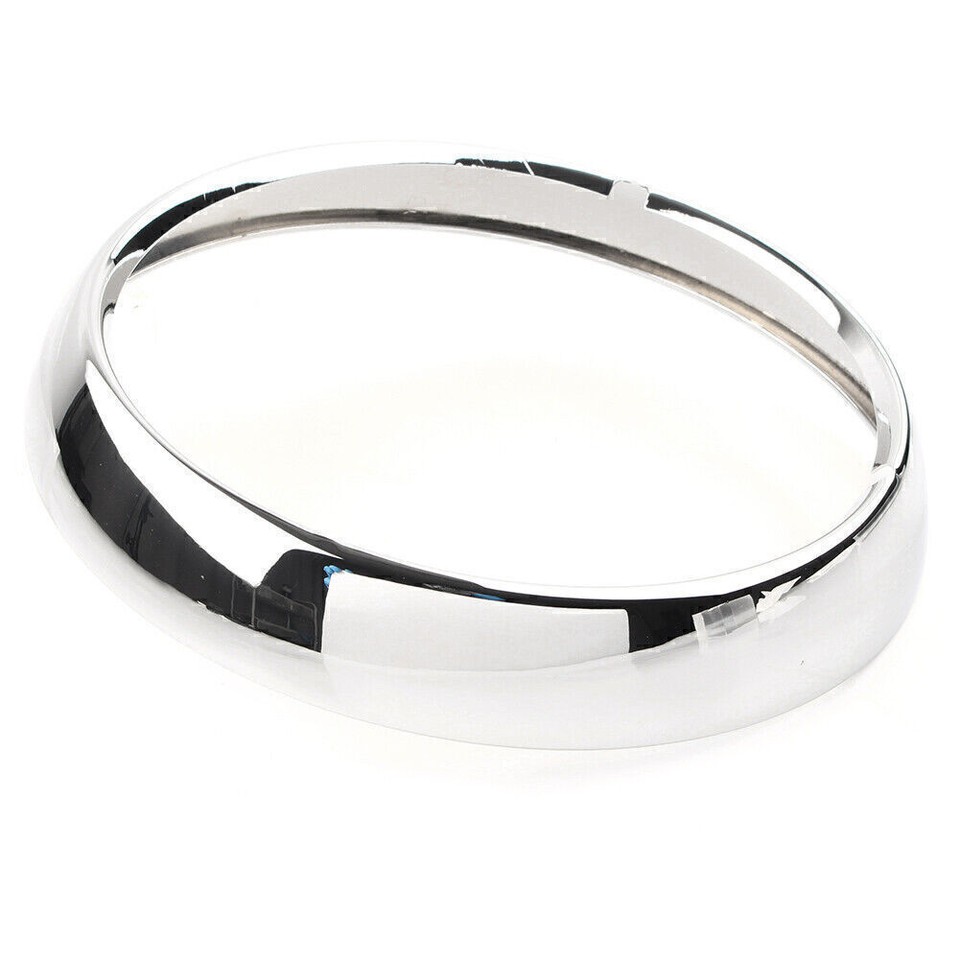 7" Chrome Headlight Trim Ring Bezels Light Cover for Harley Touring