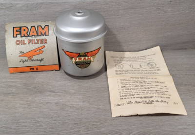 Aircraft Oil Filter Fram PB 5 Light Cessna Piper Beechcraft New Old Stock