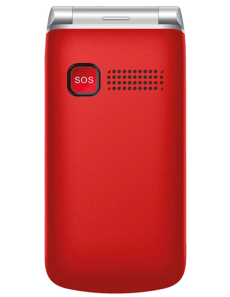 Saiet VANTO tasti caratteri Grandi SOS flip attivo usb-c base di ricarica ROSSO - Immagine 3 di 4