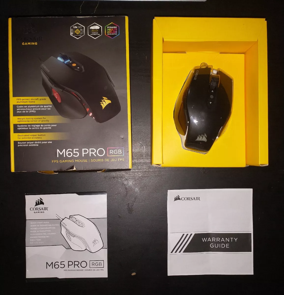 M65 PRO RGB FPS Gaming Mouse — Black