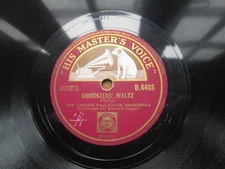 The London Palladium Orchestra: Choristers' Waltz 10" UK 78RPM Shellac B.4403