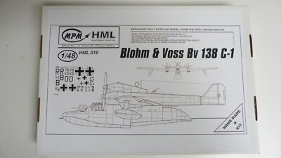 1/48 MPM HML 010 - Blohm & Voss Bv-138 C-1 - Open Box - Sealed Contents - NEW