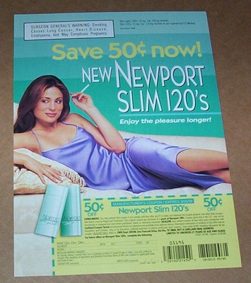 Newport Cgarette Alve Wth Pleasure Orgnal 1980s Vntage Prnt Ad Playboy Magazne