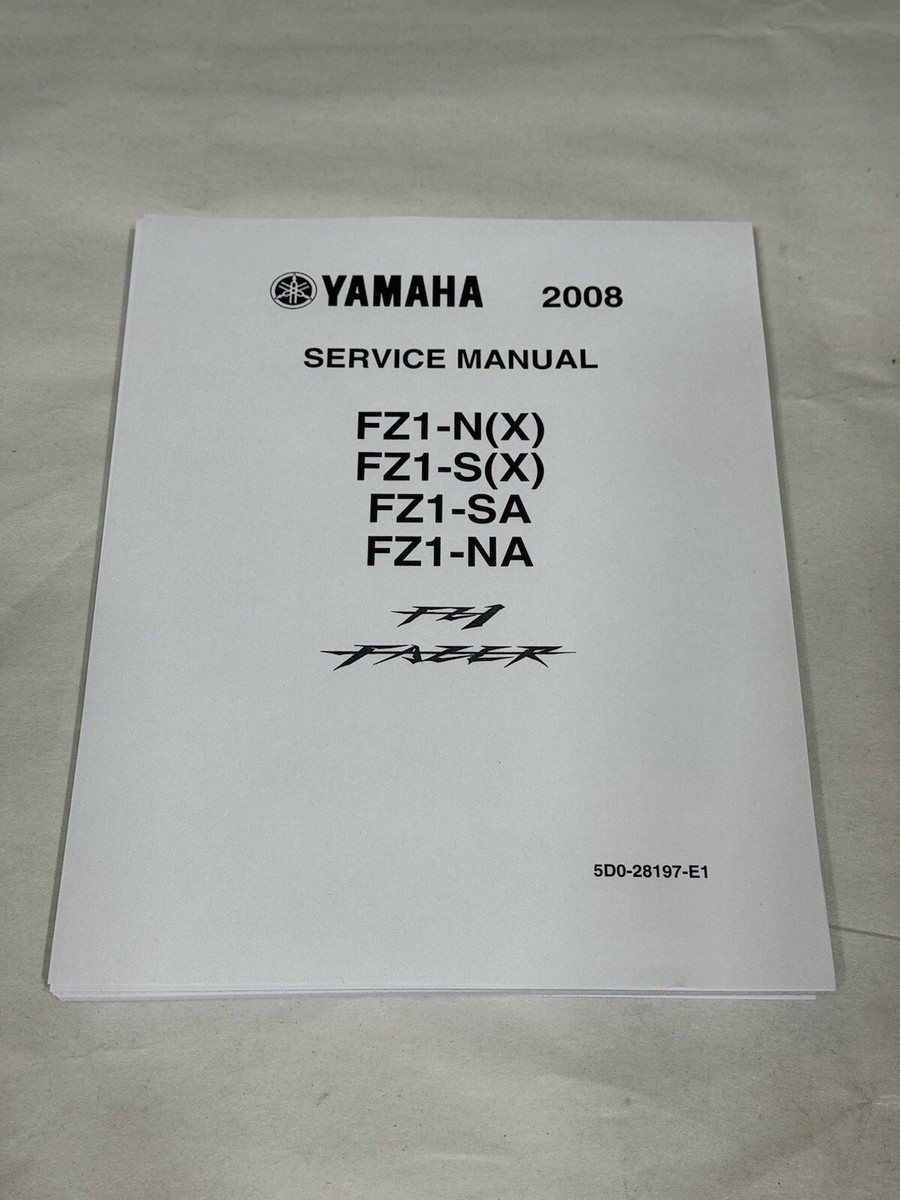 YAMAHA FZ1/FZ1 FAZER サービスマニュアル 【公式通販】