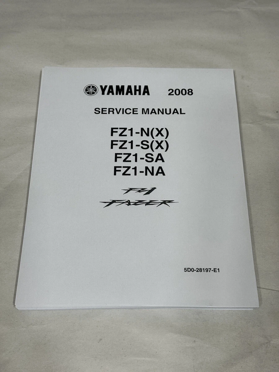 FZ1 Motorcycle Service & Repair Manuals for sale | eBay