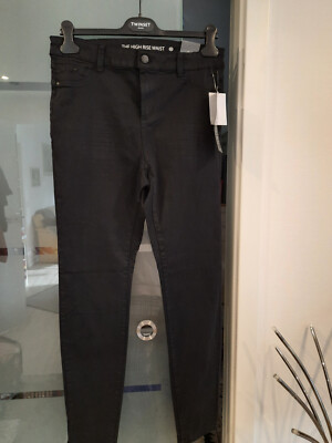 C&A,Stretch-Jeans,Gr.40,schwarz,high waist.neu 27.2