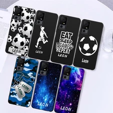 Soft Cover Personalised Name Phone Boys Case For TCL 40 XE 50 5G 505 503 405 30V