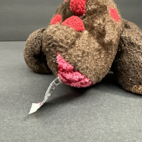 Ganz Webkinz HM338 COCOA DINOSAUR 8" Plush Stuffed Toy No Code Brown Pink Red - Picture 6 of 13