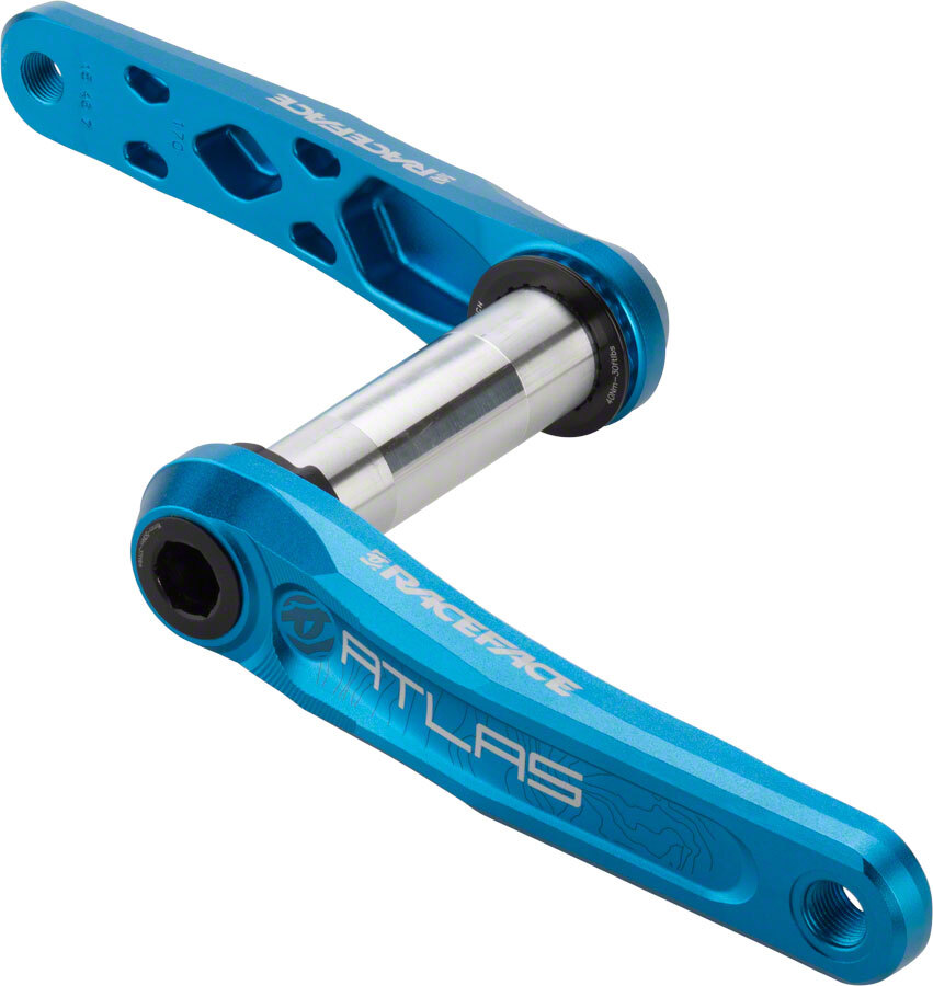 Коленчатый вал RaceFace Atlas Blue MTB 175 мм, 12-ступенчатая алюминиевая ПОДПРУГА, шпиндель диаметром 30 мм