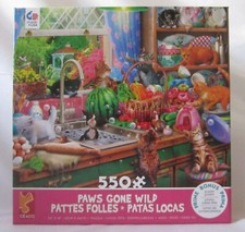 Ceaco PAWS GONE WILD Jigsaw Puzzle NEW 550 Pcs CATS IN KITCHEN Series 3