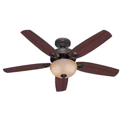 Deckenventilator mit Licht Builder Deluxe Bronze Decken Ventilator Schlafzimmer - Bild 1 von 4