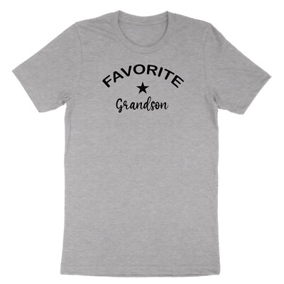 Favorite Grandson Shirt Grandma's Favorite Grandchild Tee Favorite Kid T-Shirt
