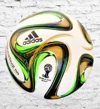 ADIDAS BRAZUCA FINAL RIO 2014 FIFA WORLD CUP FOOTBALL SOCCER MATCH BALL SIZE 5