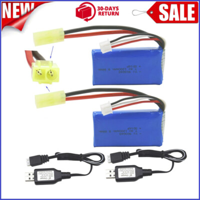 Chargeur USB 2S 7.4V 1A pour Batteries Lipo 7.4V 2S avec connecteurs XH-3P voitures RC Drones bateaux Batteries 7.4V câble de chargement USB  26