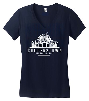 DEREK JETER LADIES VNECK HALL OF FAME INDUCTION The Captain of Cooper2town  shirt