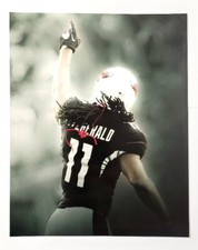 Larry Fitzgerald Signed 8x10 Photo Arizona Cardinals HOF Football Auto AAC COA 