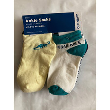 Old Navy Unisex 6-Pack Ankle Socks for Toddler  Baby