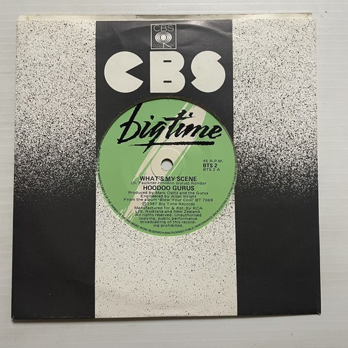 Hoodoo Gurus What’s My Scene Vinyl Record 7” 45 RPM BTS 2 Big Time 1987 - Picture 15 of 24