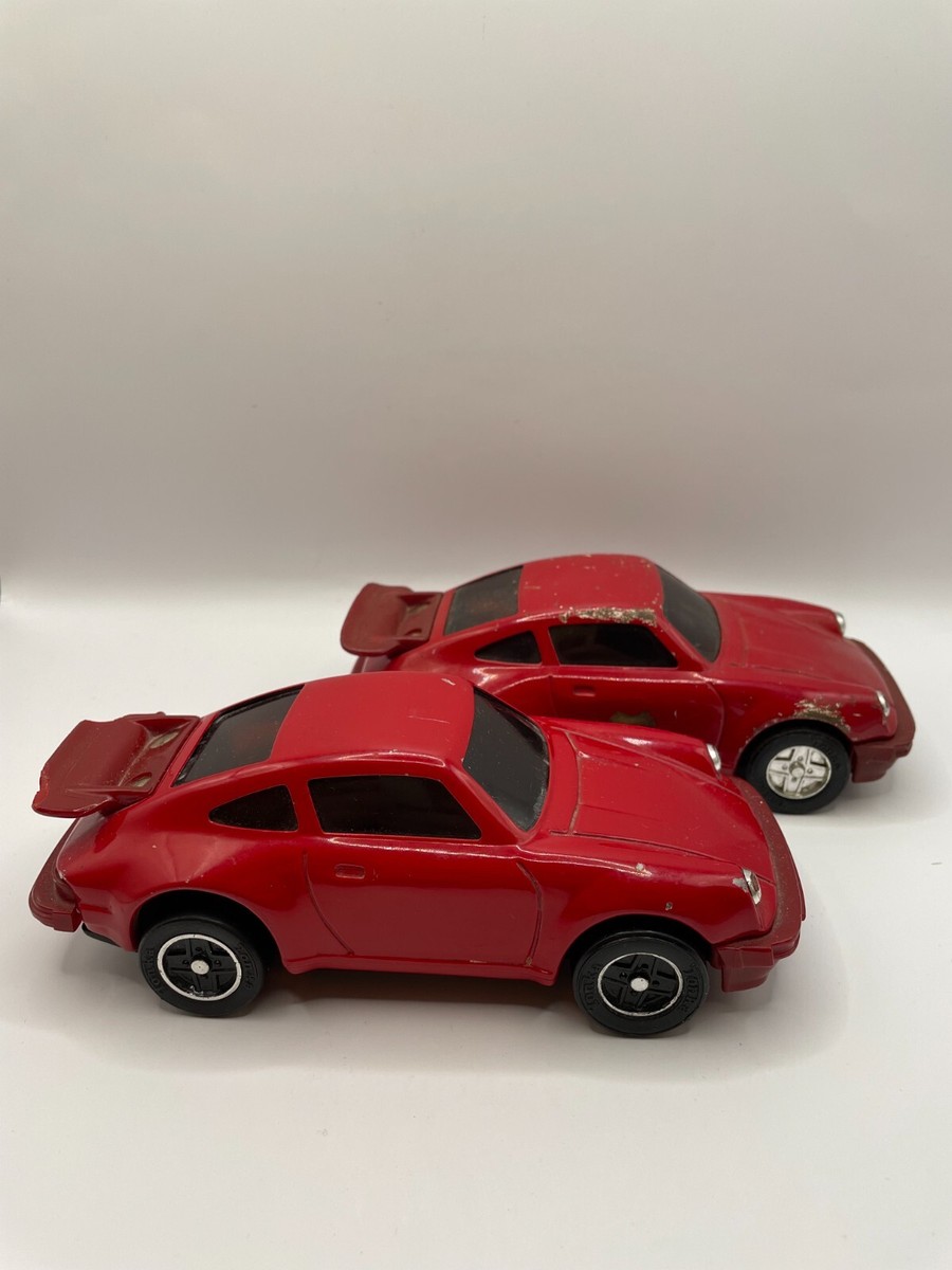 2 pieces 1977 Tonka Porsche 911 Red Made in Japan approximately 1