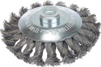 Lessmann ZopfkegelbüRste Ø115X12Mm Stahldraht 0,5Mm
