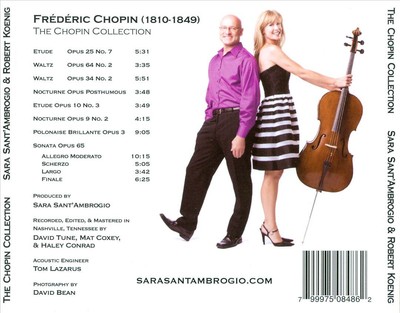 SARA SANT'AMBROGIO / ROBERT KOENIG CHOPIN COLLECTION NEW CD