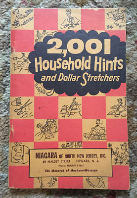  2001 Household Hints and Dollar Stretchers  Michael Gore 1957 Digest Newark NJ