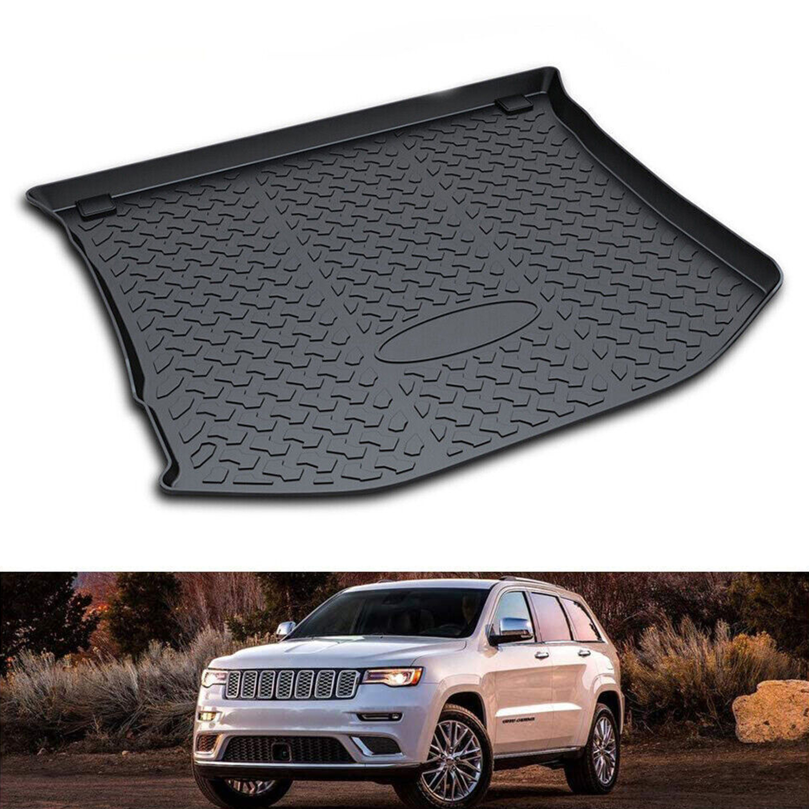 fit for Jeep Grand Cherokee 2011-2021 TPO Waterproof Cargo Trunk Liner Floor Mat