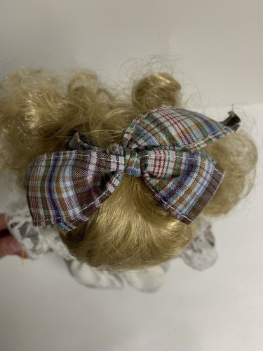 "Muñeca de porcelana coleccionable Duck House de 15"" reliquias de calidad" - Imagen 6 de 9