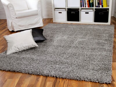 Hochflor Langflor Shaggy Teppich Aloha Grau