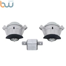 3× Engine Motor & Transmission Mount Set For 08-14 Mercedes-Benz C300 C350 E350