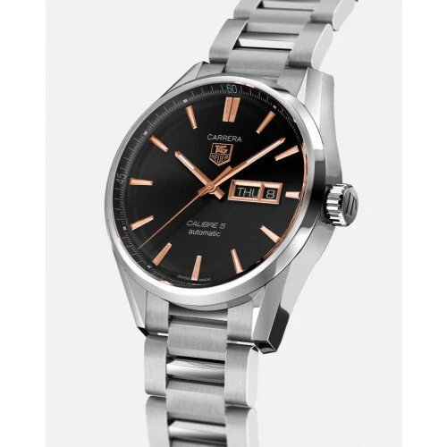 TAG Heuer Carrera Calibre 5 Day Date Rose Gold used - Picture 6 of 7