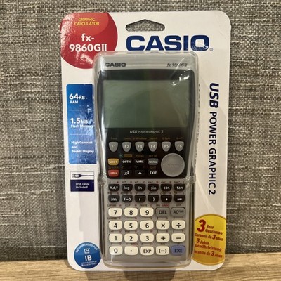 NEU Casio FX-9860GII Erweiterter Grafikrechner - BRANDNEU!