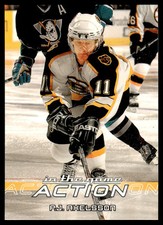 2003-04 In The Game Action P.J. Axelsson Boston Bruins #79