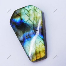 24.50 Ct Madagascar Natural Fire Labradorite Certified Untreated Gemstone