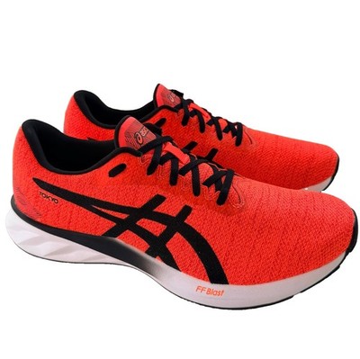 Asics Roadblast Tokyo Herren Laufschuhe Rot/Schwarz Größe UK 9,5 NEU