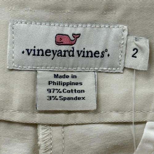 Vineyard Vines Dayboat Classic Shorts Stone Beige NWT Women’s Size 2 - Picture 2 of 17