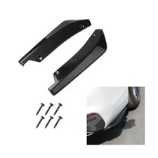 Jsorum 2Pcs Rear Bumper Canard Splitter Protector, Universal Bumper Lip Spoil...