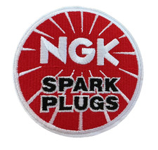 Ngk - Spark Plugs - New Old Stock - Embroidered Iron-onsew On Patch