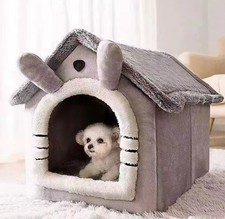 House Style Pet Bed for Small Dogs Cats - All Season Removable Washable Dog