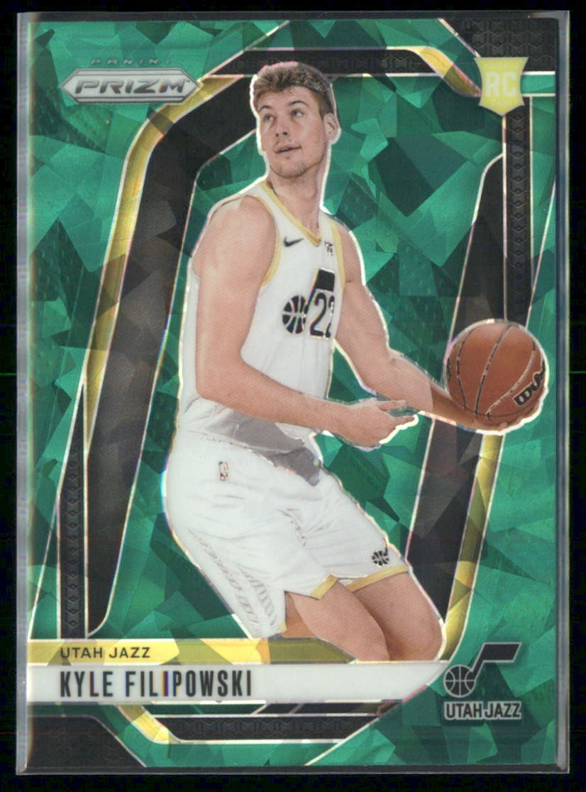 2024-25 Panini Prizm #263 Kyle Filipowski Prizms Green Ice