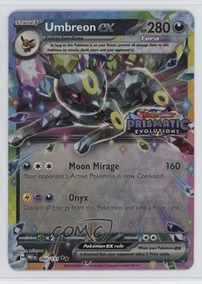 Umbreon ex (Surprise Box Promo) Pokemon Prismatic Evolutions PRE #060