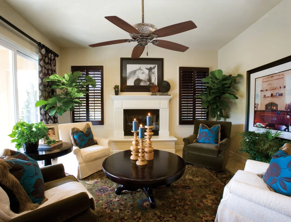 Ventilador de techo interior MinkaAire Classica 54" 5 aspas Energy Star Foto 3 de 3