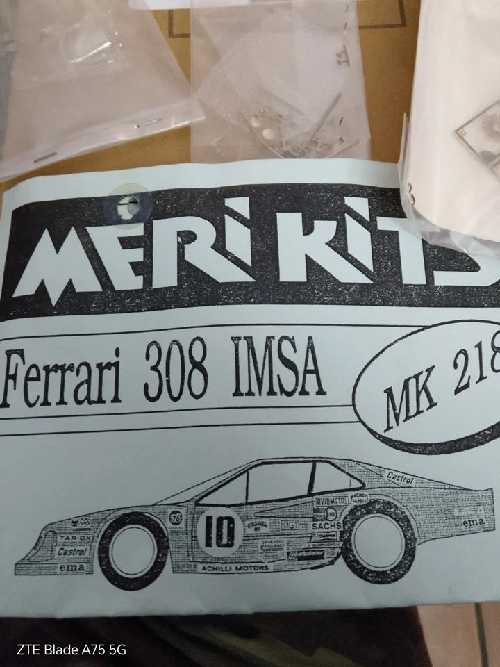 MERI KITS 1/43 FERRARI 308 BITURBO DAYTONA 1981 - Kit MK 218 - Immagine 2 di 4