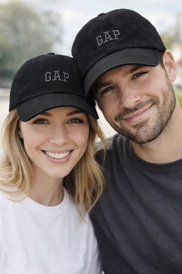 Gap Unisex Black Adjustable Baseball Hat One Size