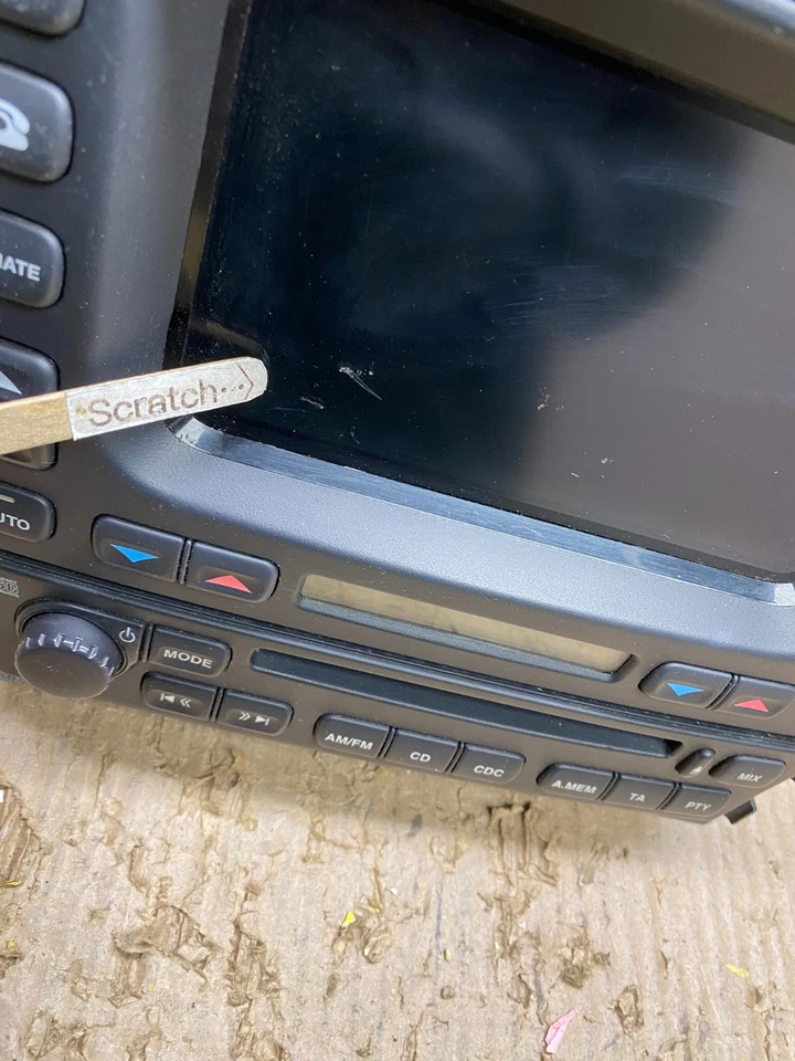 2003-2008 Jaguar S-Type Dash Climate A/C Temperature Radio Panel V7269 DG - Image 2 of 4